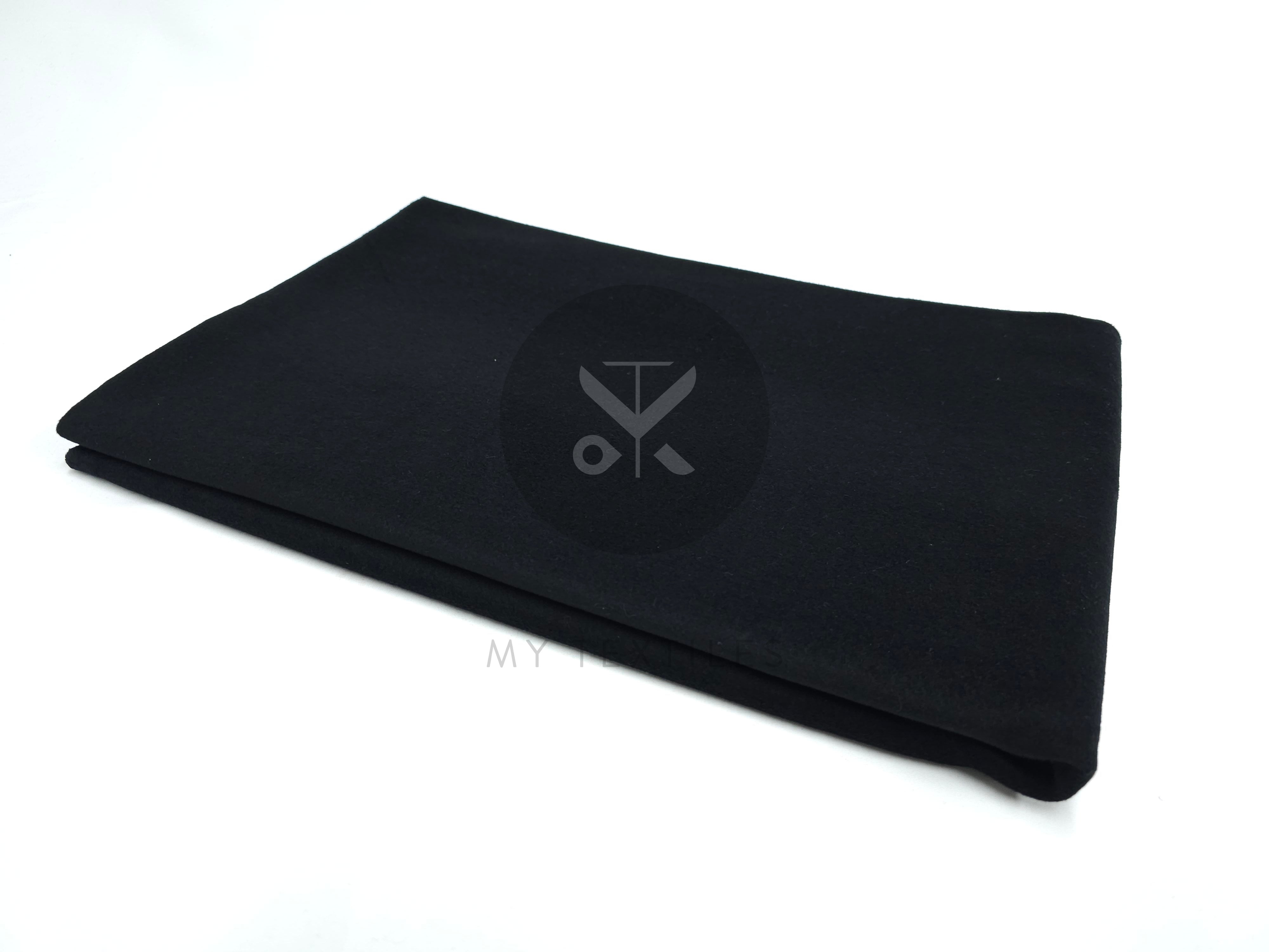 Moleskin Black My Textiles Ltd