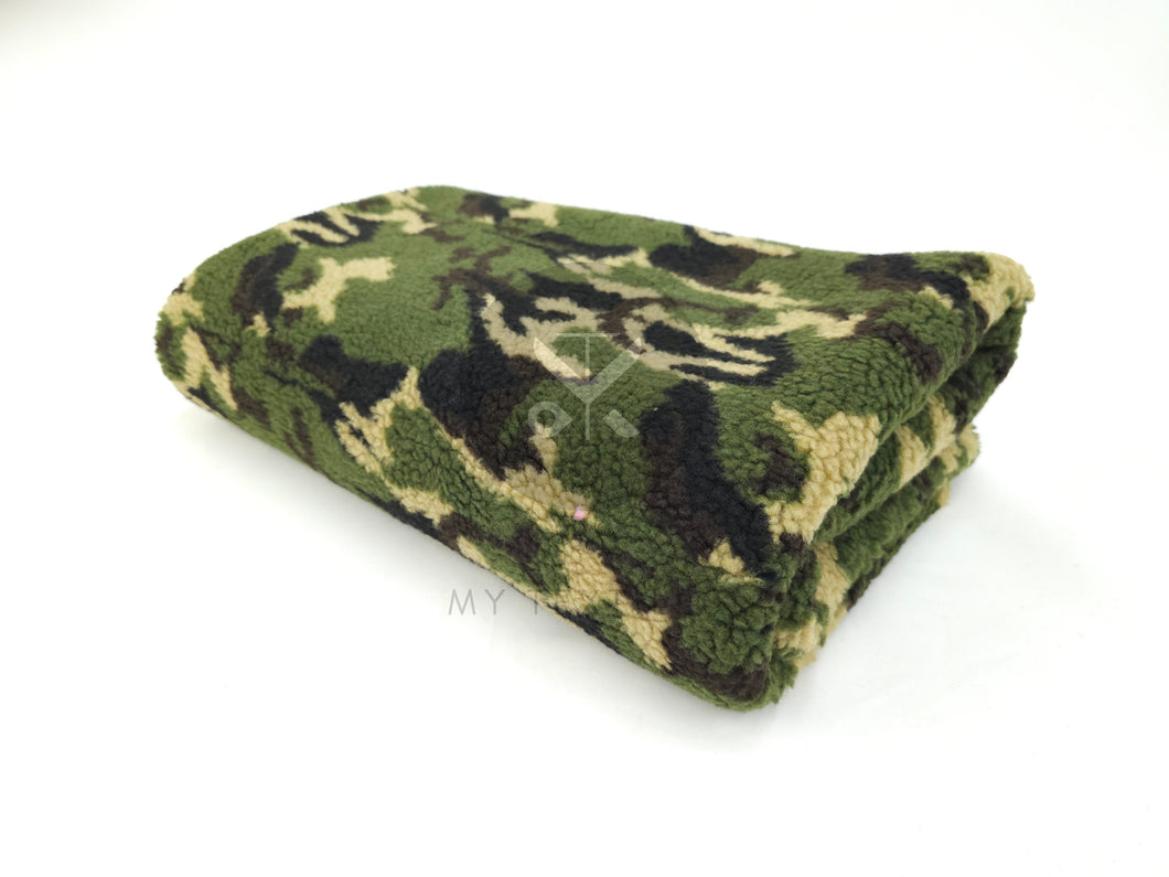 Sherpa Fur - Green Camo