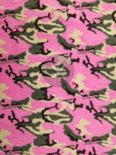 Load image into Gallery viewer, Sherpa Fur - Cerise Camo
