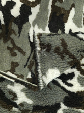 Load image into Gallery viewer, Sherpa Fur - Grey Camo
