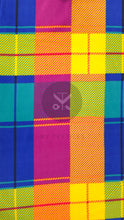 Load image into Gallery viewer, Printed Polar Fleece Anti Pill - Tartan Yellow &amp; Pink
