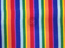 Load image into Gallery viewer, Printed Polar Fleece - Rainbow Stripe
