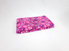 Load image into Gallery viewer, Printed Polar Fleece - Pink Hearts
