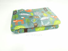 Load image into Gallery viewer, Cuddle Fleece Woodland Print - Sage
