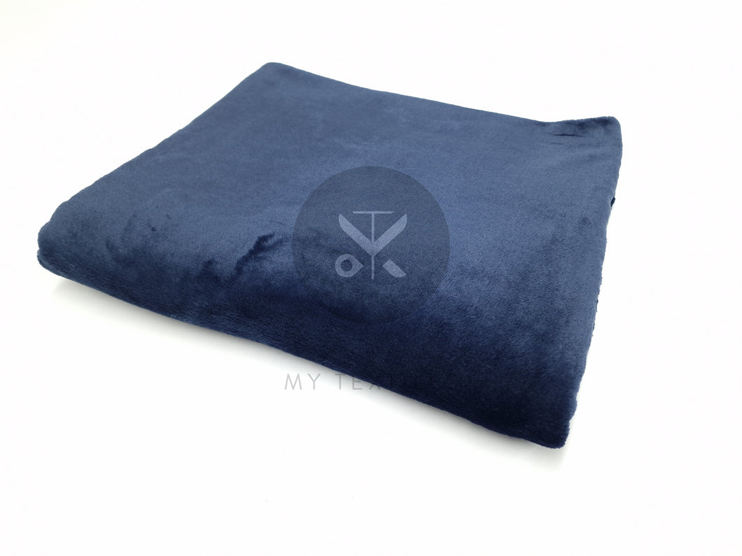 Cuddle Fleece Blanket - Navy