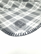 Load image into Gallery viewer, Tartan Polar Fleece Blanket - Grey
