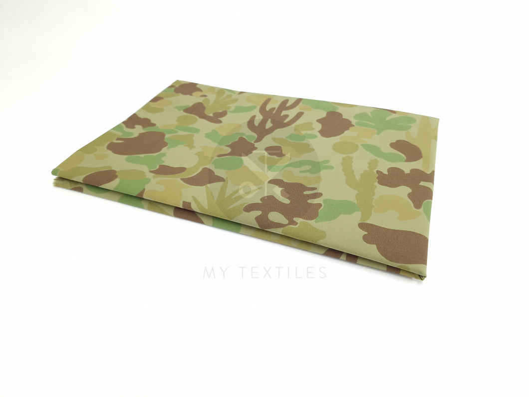 Dry Waxed Cotton - Camouflage