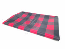 Load image into Gallery viewer, Printed Polyester - Red Tartan
