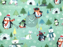 Load image into Gallery viewer, Polar Fleece - Penguins &amp; Polar Bears
