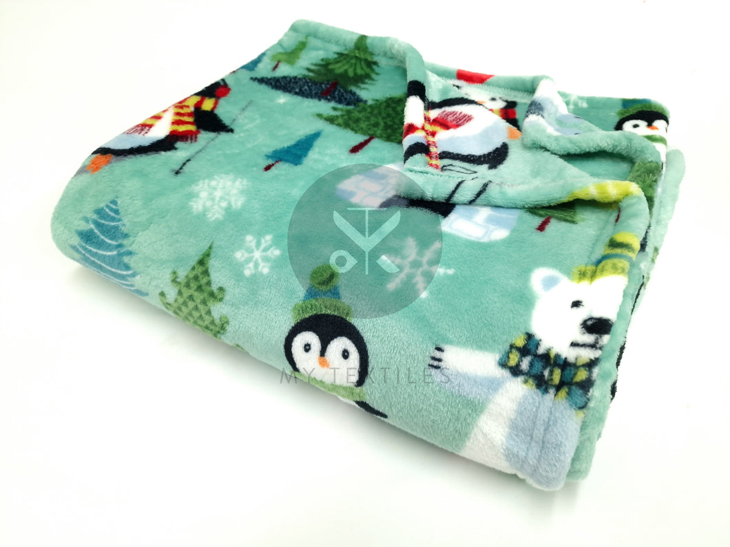 Christmas Blanket - Penguins & Polar Bears