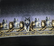 Load image into Gallery viewer, Printed Polar Fleece - Lilac Wolves
